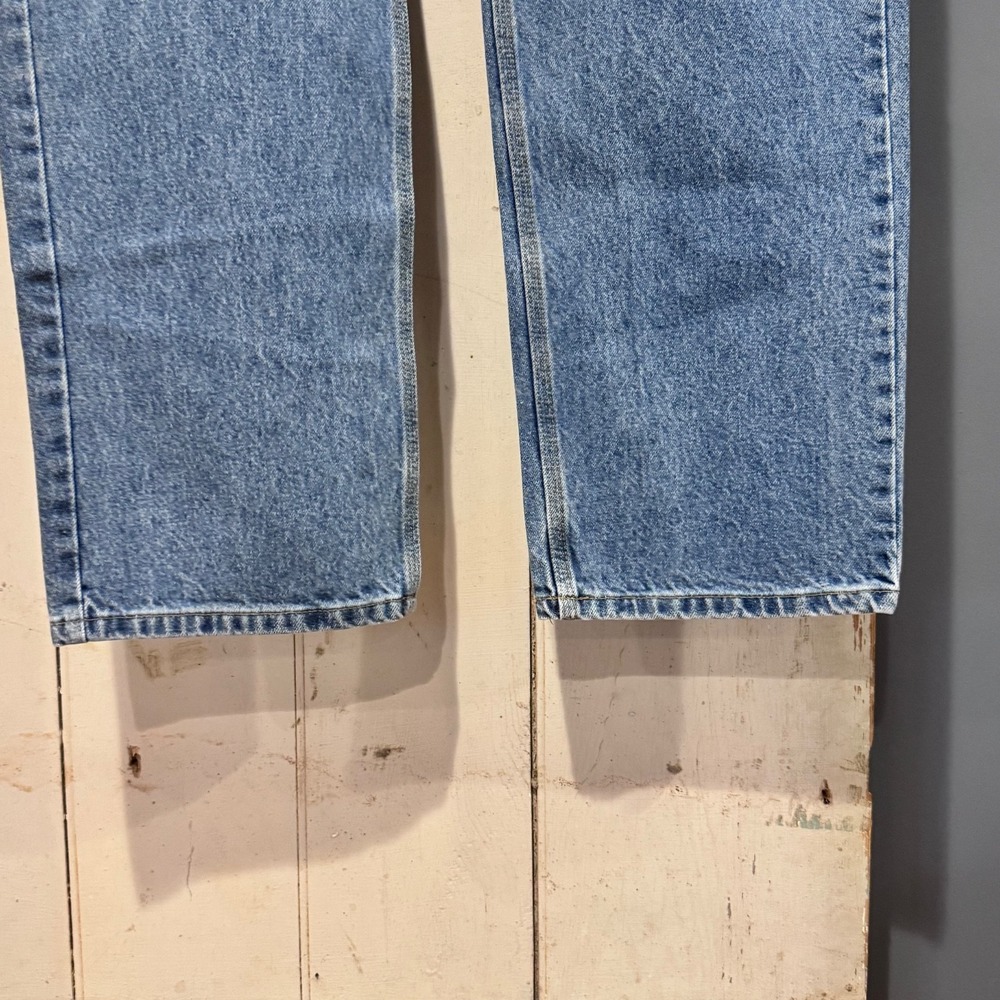 Men's Carhartt Blue Jeans Work Pants 38x30 B480 DPS Traditional‎ Fit VGC - 1 - Picture 2 of 10